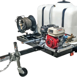 Simpson 95002 4200 PSI 4 GPM Honda GX390 CAT Pressure Washer Trailer New