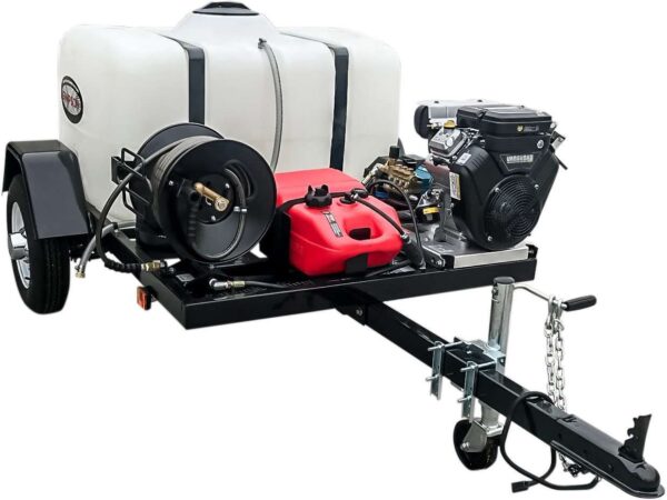 Simpson 95004 4200 PSI 4 GPM Vanguard CAT Electric Start Pressure Washer Trailer New - Image 3