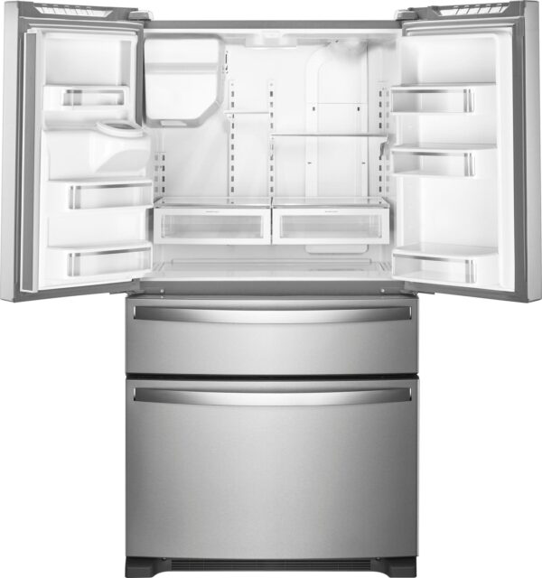 Whirlpool – 24.5 Cu. Ft. 4-Door French Door Refrigerator – Stainless steel - Image 2