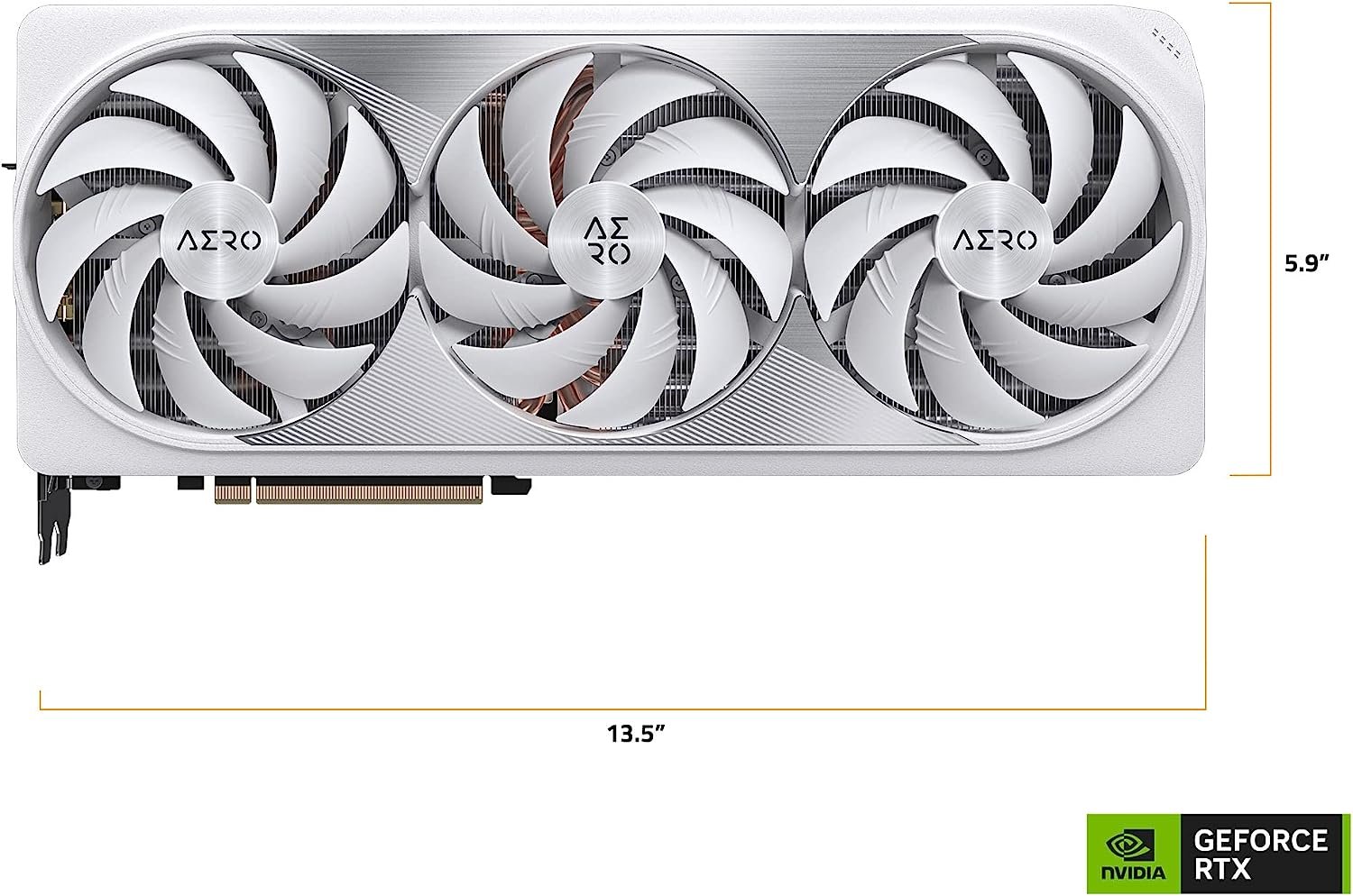 Gigabyte GeForce RTX 4080 16GB AERO OC Graphics Card, 3X WINDFORCE Fans, 16GB 256-bit GDDR6X, GV-N4080AERO OC-16GD Video Card - Image 8
