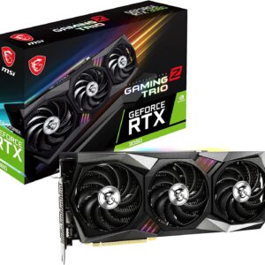 MSI GeForce RTX 3080 GAMING Z TRIO 12G LHR Gaming Graphics Card – 12GB GDDR6X